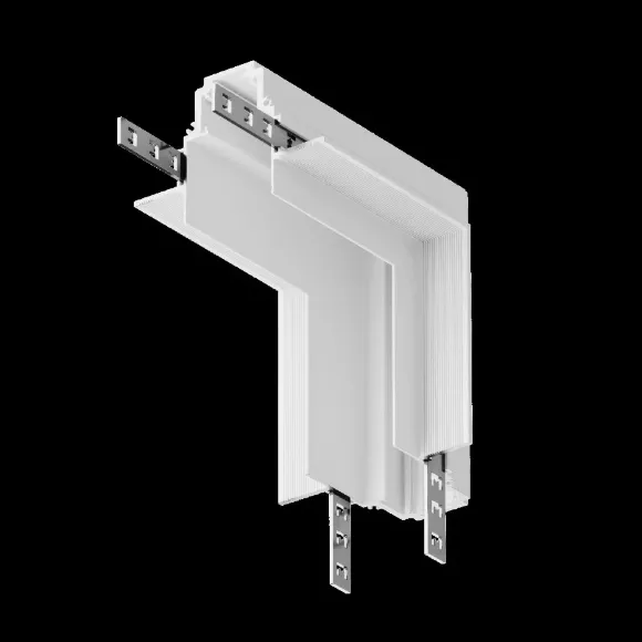Угловой коннектор Maytoni Technical Magnetic track TRA004ICL-22W, Хай-тек, Белый