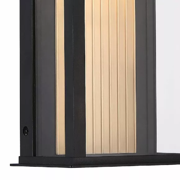 Уличный настенный светильник Favourite Glow 4302-1W, Нейтральный белый, Скандинавский, Прозрачный Уличный настенный светильник Favourite Glow 4302-1W, Нейтральный белый, Скандинавский, Прозрачный