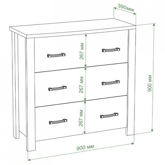 Комод Бартоло КМД MER_KMD_SHK