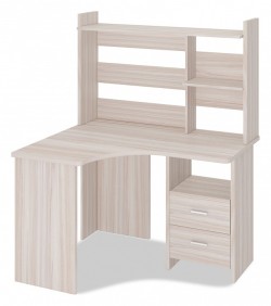 Стол компьютерный Домино Лайт СКЛ-Угл120+НКЛ-120 MER_SKL-Ugl120_NKL-120_K_LEV