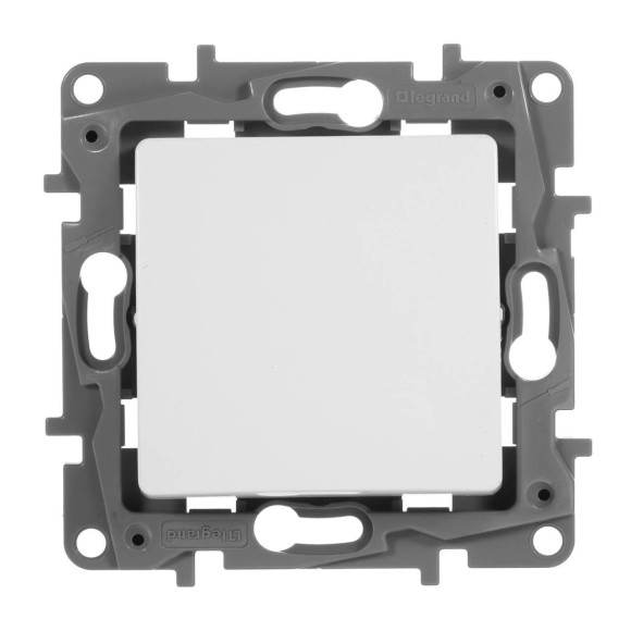 Переключатель одноклавишный Legrand Etika 10A 250V белый 672200