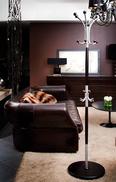 Вешалка-стойка Декарт Д-1 венге/металлик ML_D-1_WENGE