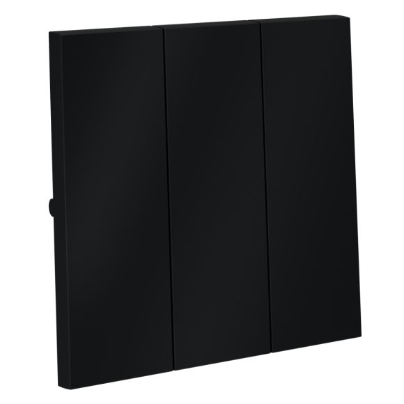 Клавиши для выключателя/переключателя трехклавишного Voltum S70 (графит) VLS000507