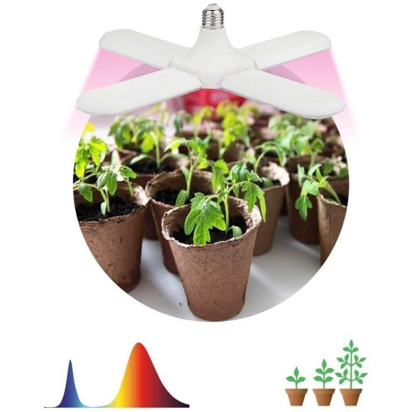 Светильник для растений Эра FITO-36W-RB-E27-FOLD Б0053289