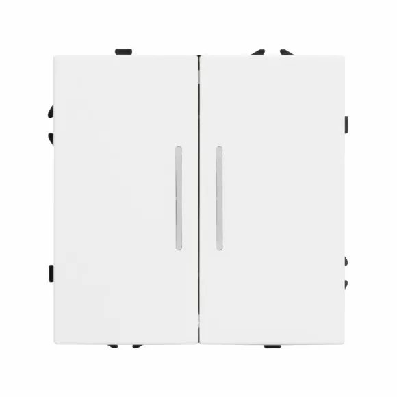 Выключатель 2 кл подсветка софт-тач белый кварц Arlight SWT-MK02-SFPL-L-WH (250V, 10A) 054239(1)