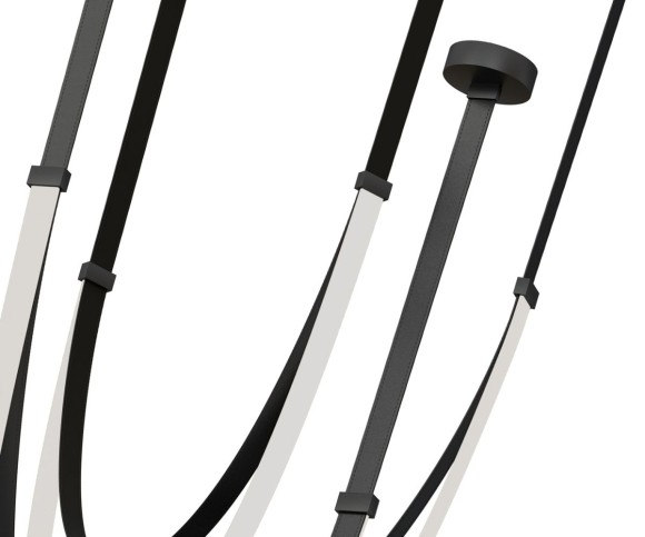 Подвесная светодиодная люстра Kink Light Лирд 07689A-150+180+210,19