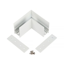 Коннектор угловой для магнитного шинопровода Myfar Accessories for MagLine 23 MT0201-CL-W