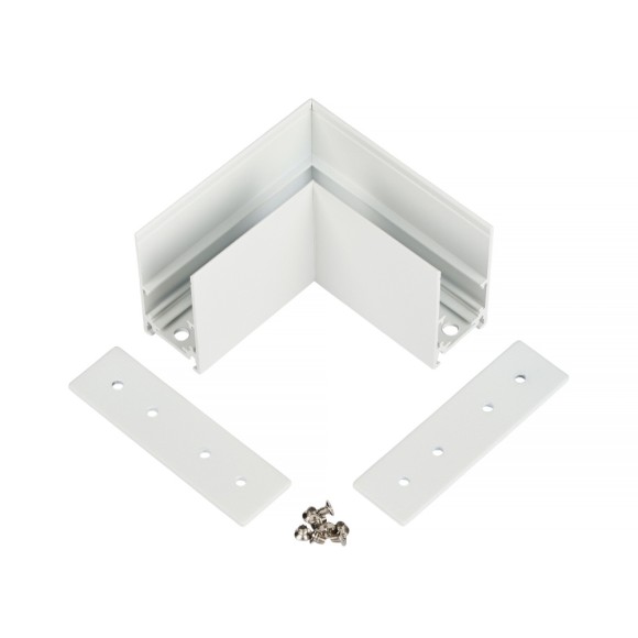 Коннектор угловой для магнитного шинопровода Myfar Accessories for MagLine 23 MT0201-CL-W