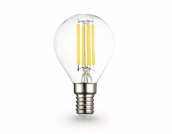 Филаментная светодиодная лампа Ambrella Light Bulbing E14 11W 4000K шар 451134, Нейтральный белый, Китай