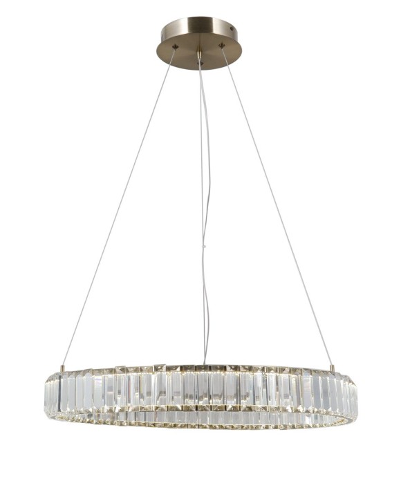 Подвесная светодиодная люстра с пультом управления Moderli Asti V10730-PL