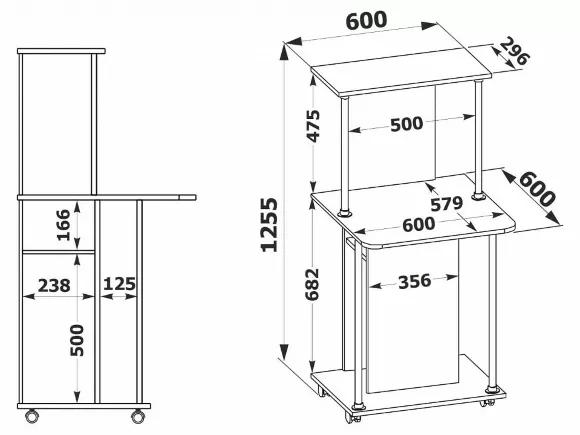 Стол компьютерный КСТ-12 SK_KST12Ds5 Стол компьютерный КСТ-12 SK_KST12Ds5
