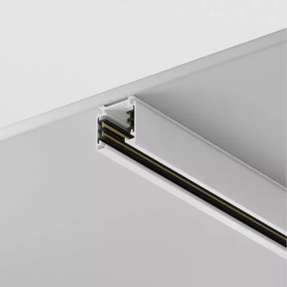 Шинопровод трехфазный Maytoni Technical Busbur trunking TRX005-313W, Белый, Алюминий, Современный стиль, механизм регулировки