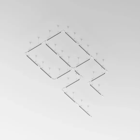 Схема размеров шинопровод трехфазный Maytoni Technical Busbur trunking TRX005-313W