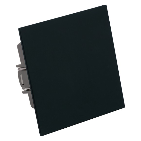 Переключатель перекрестный 1-клавишный (механизм) Stekker Мия 250В 10А RSW10-3110-05 черный бархат 50571