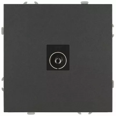 Розетка Эра Galaxy 15-3101-06 TV одиночная IP20 графит Б0070725