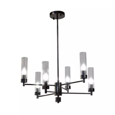 Люстра на штанге AM Group INDIGO SP6 PEARL BLACK
