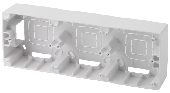 Коробка для накладного монтажа на 3 поста Эра 12-6103-01 Б0043180