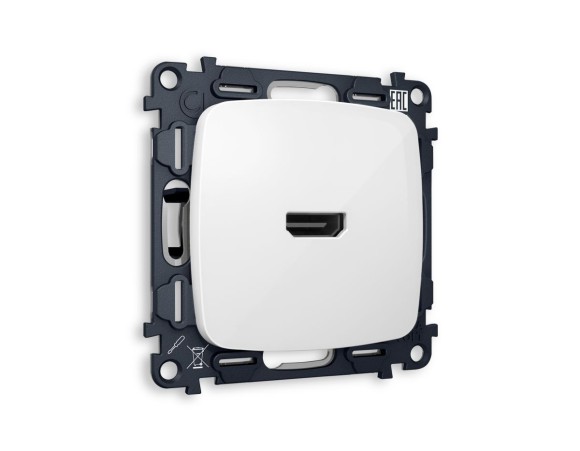 Комплект механизма розетки HDMI 2.0 Ambrella Volt Omega (OP1140, VM222) MO114010