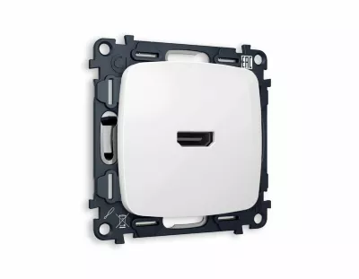 Комплект механизма розетки HDMI 2.0 Ambrella Volt Omega (OP1140, VM222) MO114010
