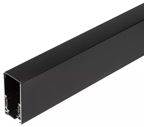 Магнитный трековый шинопровод Эра TRM-S20-100-B Б0054838, Черный, Россия, вид сбоку Магнитный трековый шинопровод Эра TRM-S20-100-B Б0054838, Черный, Россия, вид сбоку