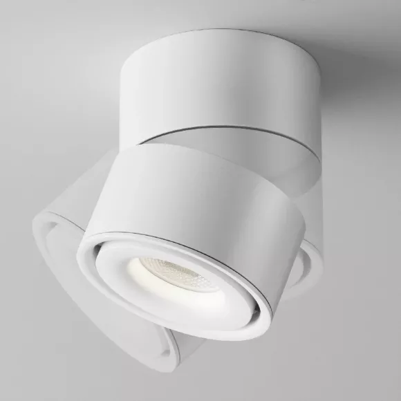 Накладной спот Maytoni Yin C084CL-15W4K-W, вид сверху Накладной спот Maytoni Yin C084CL-15W4K-W, вид сверху
