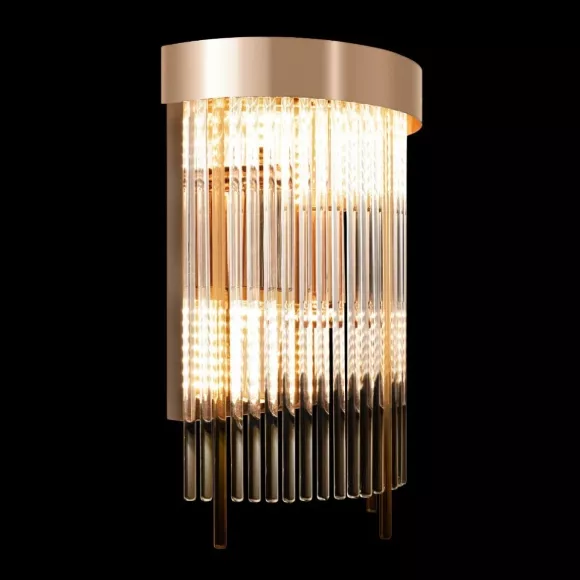 Настенный светильник Loft IT Montana 10299W French gold, Золото, Прозрачный, Металл Настенный светильник Loft IT Montana 10299W French gold, Золото, Прозрачный, Металл
