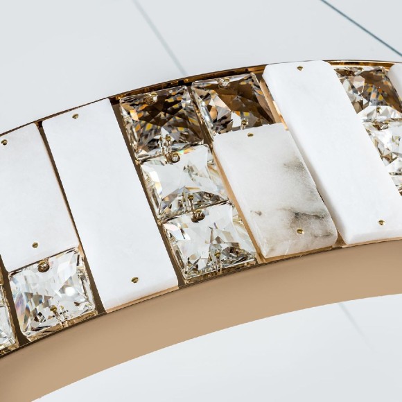 Подвесная светодиодная люстра Modelux ML.6985.600P GD