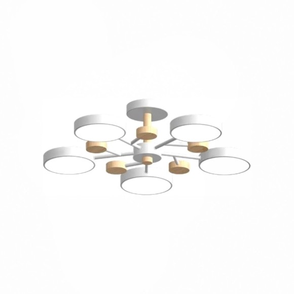 Люстра на штанге LED4U L3204-620 WH