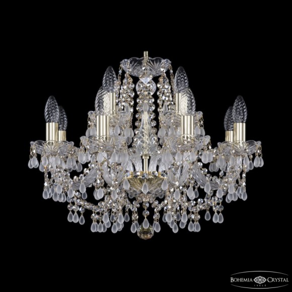 Подвесная люстра Bohemia Ivele Crystal 1410/8+4/195 G V0300 R801