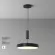 Потолочный светильник Maytoni Zon C032CL-45W3K-RD-B, Черный, Белый, Теплый белый