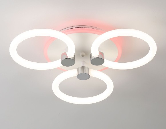 Потолочная светодиодная люстра с пультом управления Ambrella Light Original FA3838