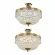 Потолочный светильник Bohemia Ivele Crystal 19011/35IV/LED-DIM G