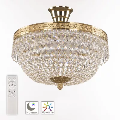 Потолочный светильник Bohemia Ivele Crystal 19011/35IV/LED-DIM G