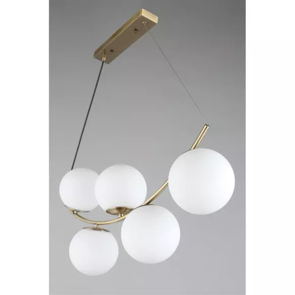 Подвесная люстра Omnilux Acciano OML-94903-05, декоративные элементы крупным планом Подвесная люстра Omnilux Acciano OML-94903-05, декоративные элементы крупным планом