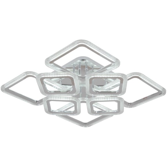 Потолочная светодиодная люстра с пультом управления Reluce 09826-3.3-4+4C CR (RGB)