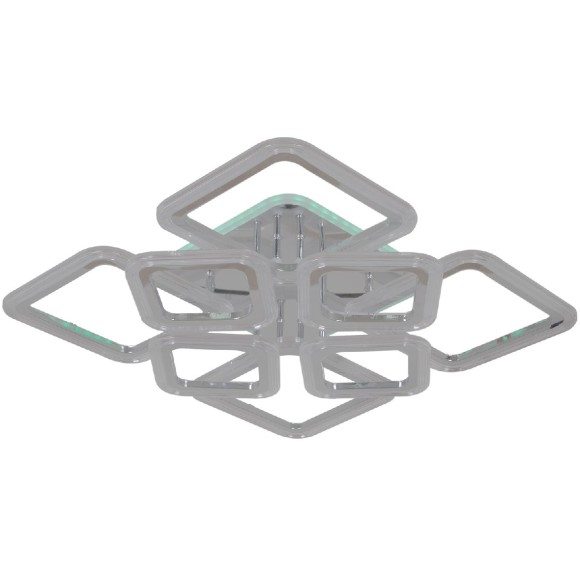 Потолочная светодиодная люстра с пультом управления Reluce 09826-3.3-4+4C CR (RGB)