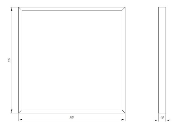 Светодиодная панель Эра SPO-910-9-65K-038 Б0051546