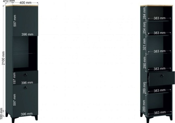 Шкаф-витрина Ника WO_593596