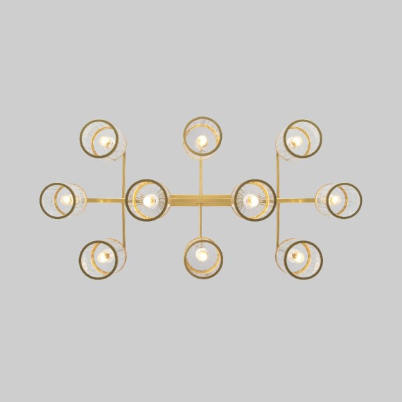 Потолочная люстра Eurosvet Inari 60144/10 золото a061944