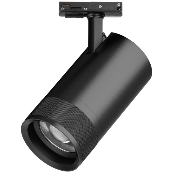 Трековый светильник для однофазного/трехфазного шинопровода Barra 20-55G с тонким адаптером Lightstar Canno Pro C4407SS