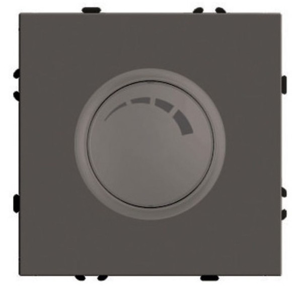 Выключатель диммирующий (механизм) Stekker Эмили RSW10-5106-09 антрацит soft touch 49920