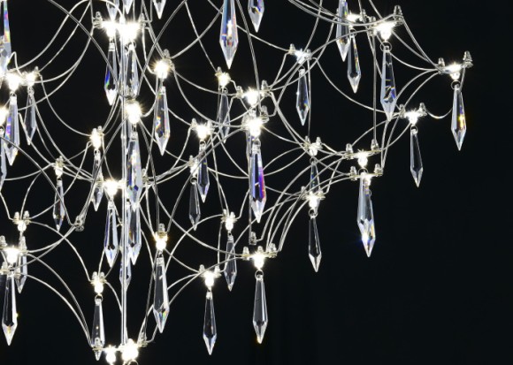 Подвесная люстра с пультом управления Myfar Allegria MR2640-66P-76AP