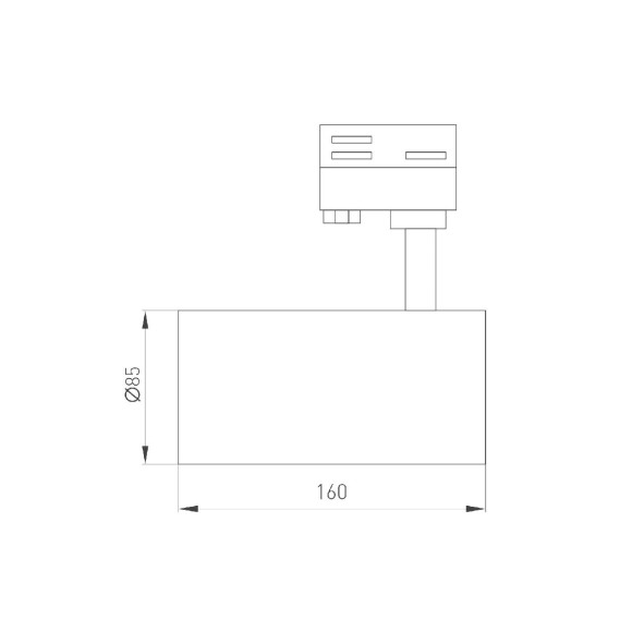 Трековый трехфазный светильник Arlight LGD-CALIPSO-4TR-R85-30W Day4000-MIX 046728