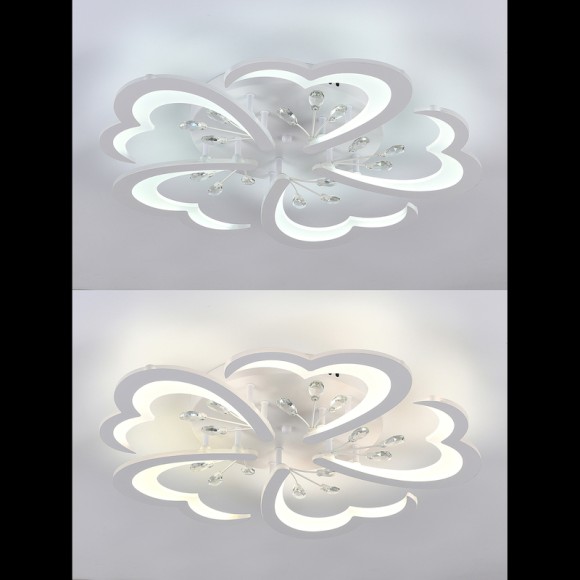 Потолочная светодиодная люстра с пультом управления Natali Kovaltseva Core LED LAMPS 81120/5C