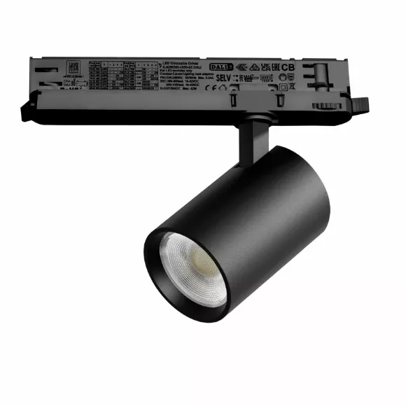 Трековый трехфазный светильник Quattro LED с управлением DALI Lightstar Alta Base A5237DALI