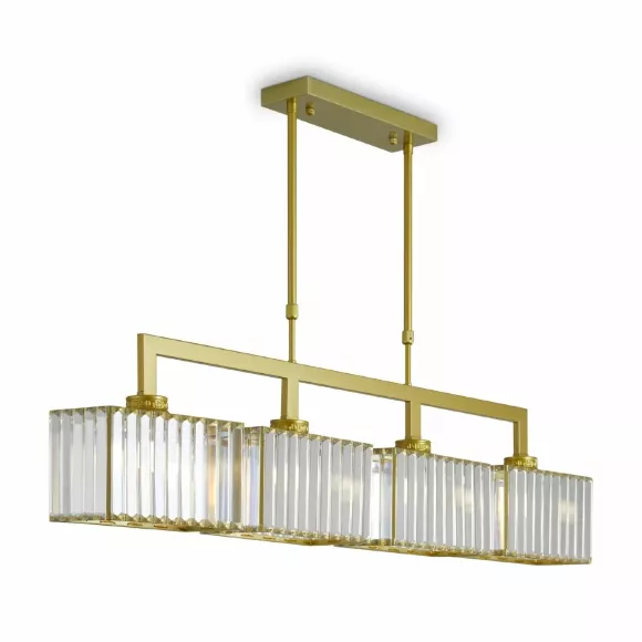 Подвесная люстра Freya Moed FR5473PL-04G, Классика, Золото