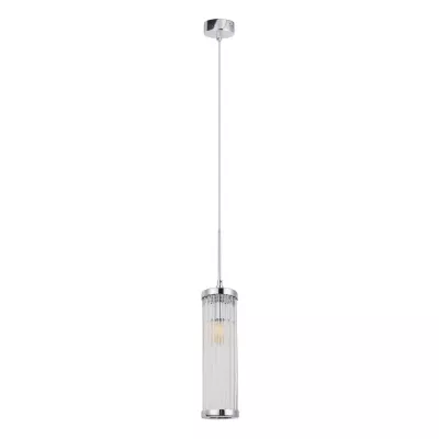 Подвесной светильник Crystal Lux Tadeo SP1 D100 Chrome/Transparente