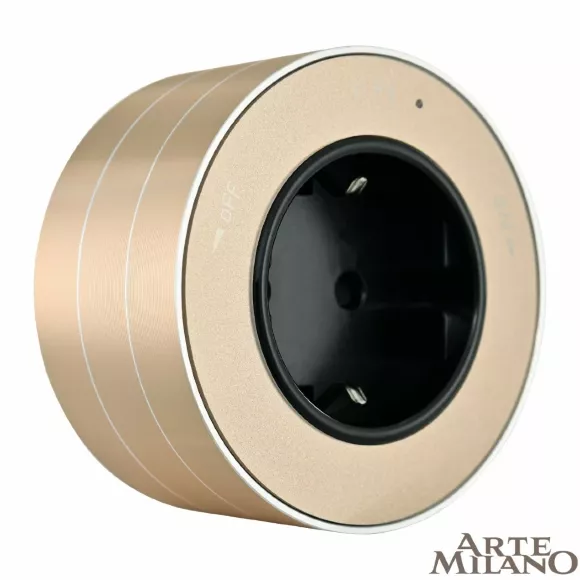 Трековая розетка Arte Milano Am-track-sockets 380011TS/ES Gold Трековая розетка Arte Milano Am-track-sockets 380011TS/ES Gold