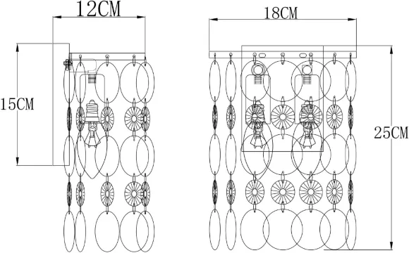 Бра Arte Lamp Pipirima A4041AP-2CC Бра Arte Lamp Pipirima A4041AP-2CC