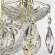 Подвесная люстра Bohemia Ivele Crystal 101/5/141 G, декоративные элементы крупным планом